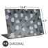 Black and White Pineapples Universal Laptop 16.6in (13.4 x 9.7in) Skin